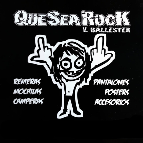 Remera De Attaque 77 Rockería Que Sea Rock Villa Ballester