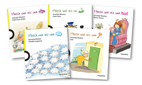 ** 5 Libros Habia Una Vez .. ** Graciela Montes Pictogramas