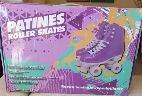 Remate Patines De 4 Ruedas Street Runner Morados