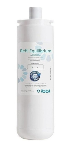 Refil Filtro Purificador Ibbl Equilibrium Due Evo Original