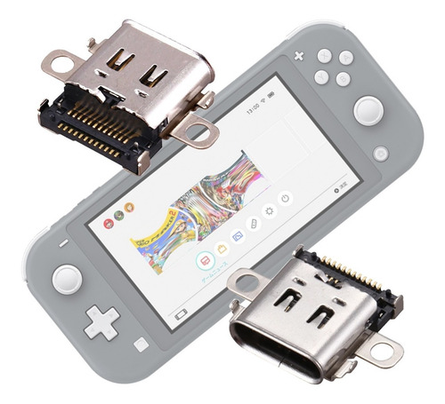 Pin De Carga Tipo C Para Consola Nintendo Switch Lite