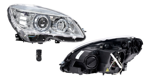 1* Faro Derecho P/foco Xenón Generica C280 Del 2008 Al 2009