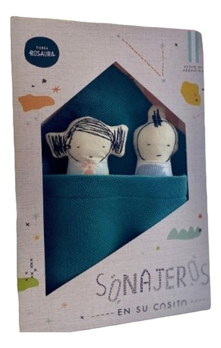 Kit Sonajeros Duo Con Casita Bebes Tela