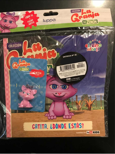 La Granja De Zenón #18 Libro+figura De Gatita