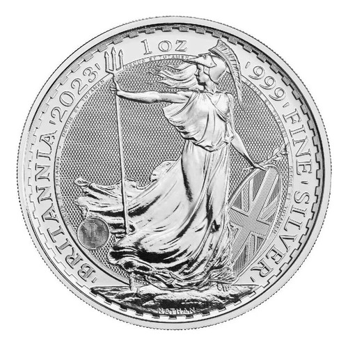 Moneda Britannia Charles Iii Plata Silver 2023 1 Onza .999