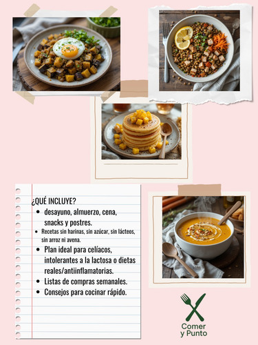 Guía Pdf De Comida Para Celiacos , Intolerante Lactosa