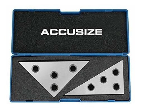 Accusize Industrial Tools Juego 2 Placa Angular Solida 30 47