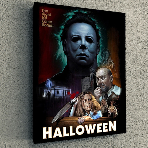 Cuadro De Pelicula De Terror Halloween Poster | Cuotas sin interés