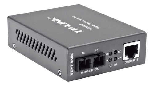 Convertidor De Medio Tp-link Mc200cm Gigabit Fo Mm Conector
