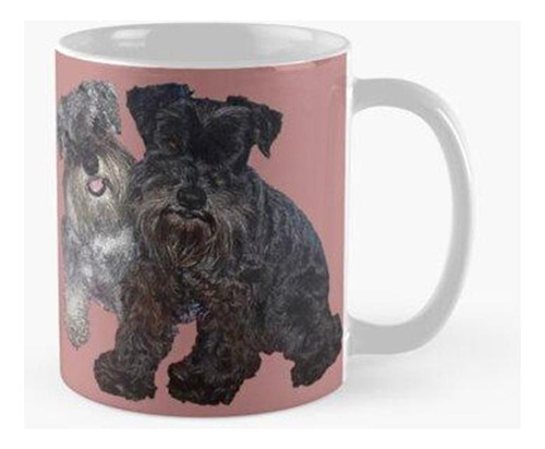 Taza Amigos Del Schnauzer Miniatura Calidad Premium