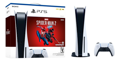 Consola Playstation 5 Spiderman 2 + Mando A 12 Cuotas