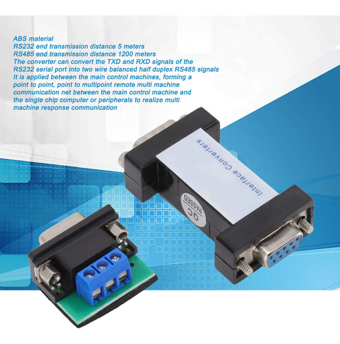 Adaptador Industrial Rs232 A Rs485 Convertidor Bidireccional