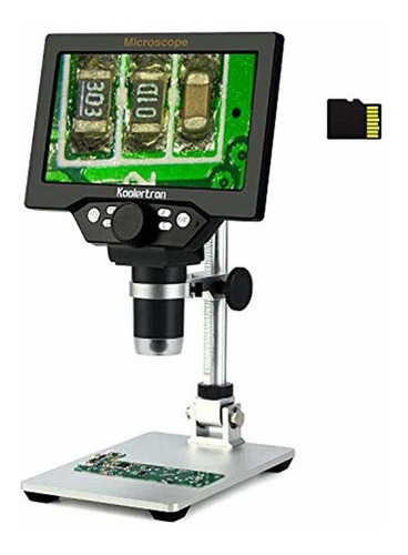 Microscope Digital Lcd Con 8 Luces Led - Koolertron