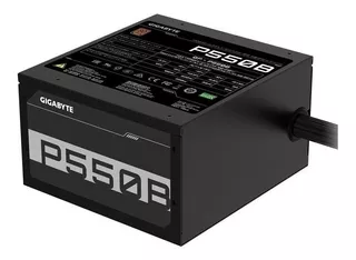 Fuente de poder para PC Giga-Byte Technology P550B 550W black 100V/240V