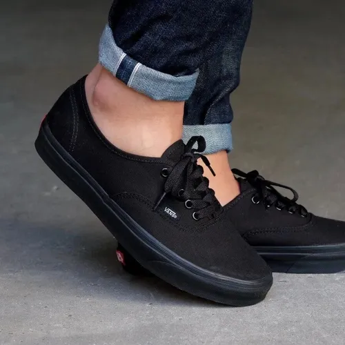 Contaminado apuntalar Peaje Tenis Vans Authentic Negro Tallas De #25 A #30 Hombre