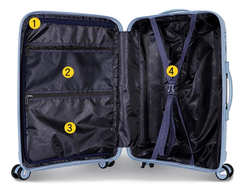Juego Set 3 Maletas Viaje Ultra Resistente 4 Ruedas 360