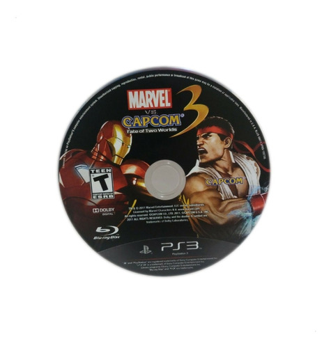 Marvel Vs Capcom 3 Fate Of The Worlds Usado Ps3 Blakhelmet C