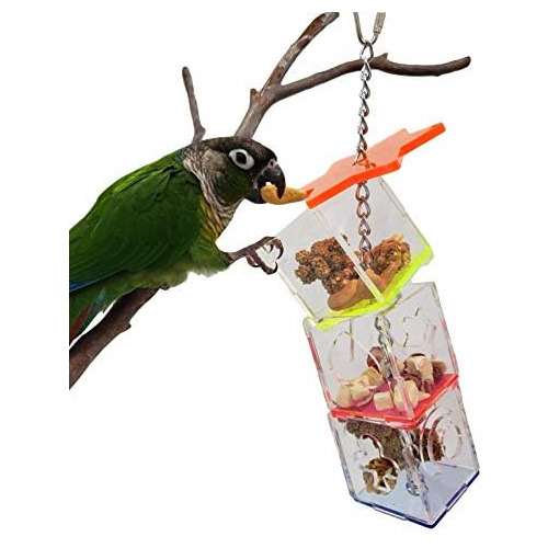 Parrot Bird Boredom Buster Forage Box Creative Hanging ...