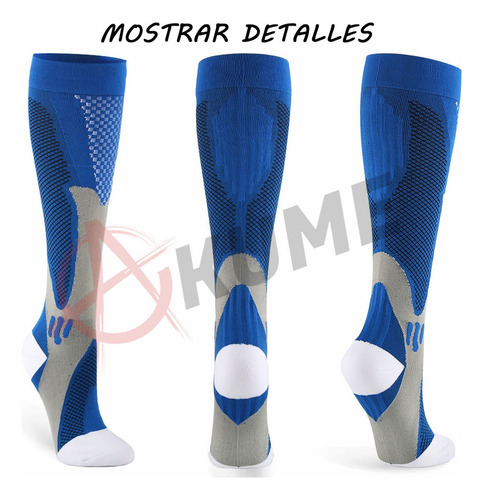 6 Pares Calcetines De Compresión Deportiva Para Hombre Mujer