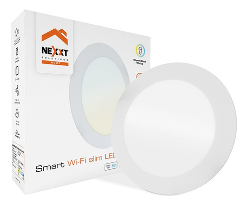 Luz Led Inteligente Empotrable Wi-fi Nexxt Solutions