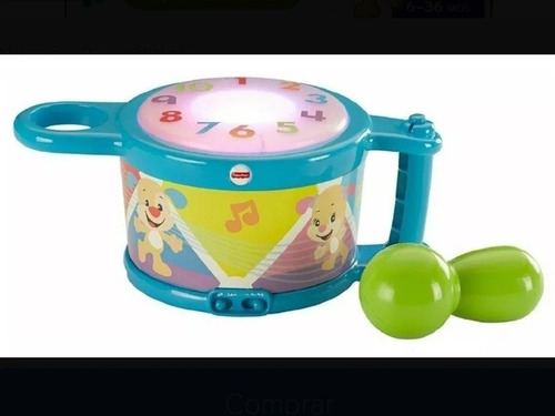 Imagen 5 de 8 de Tambor Toca Y Aprende De Fisher Price. En 40 Vrds.