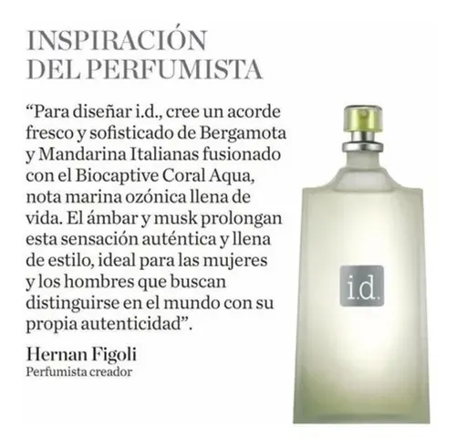 Perfume id de online lbel para hombre