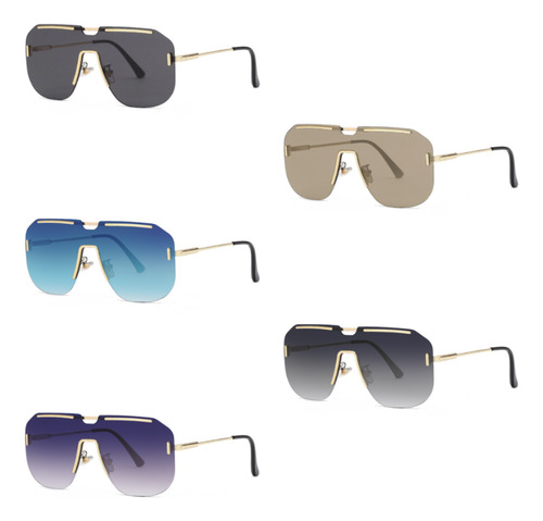 Gafas De Sol Sin Marco Vintage Unisex Hombre Mujer Lentes