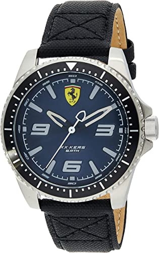 Ferrari 830486 Xx Kers Reloj Analógico De Cuarzo Negro Para