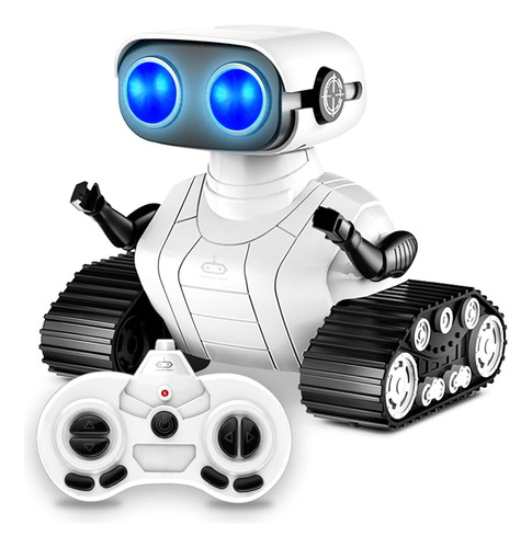 Aovikood Robot Toy, Rc Robot Toy Con Música Y Ojos Led, Cant