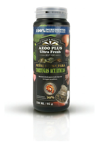 Ultra Fresh nutri sticks Tortugas 330ml/95g Azoo Alimento