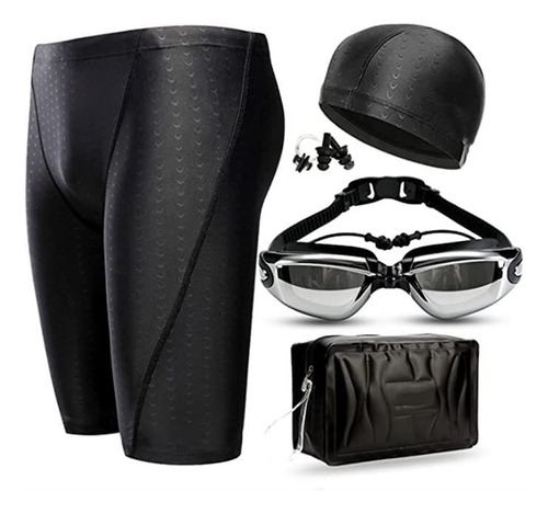 Trajes De Baño Cortos Para Hombre, Gafas De Natación 5 En 1