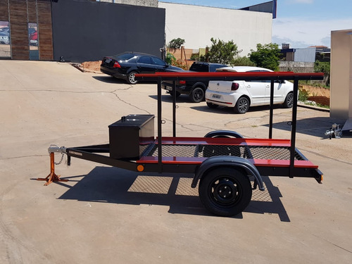 Carreta Reboques Kart Beliche (para 2 Karts) Zero Km