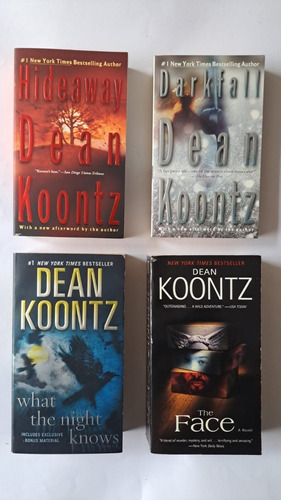 Dean Koontz: Darkfall, The Face, Hideaway,what The Night Kno