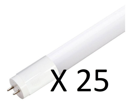 Imagen 1 de 2 de Caja 25 Tubos Led 9w 60cm Neutro Alic
