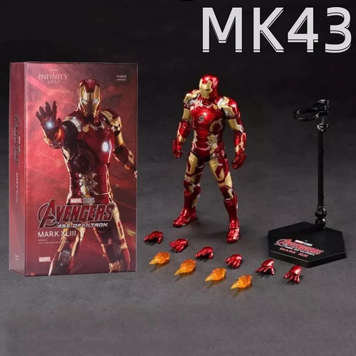 Iron Man Mark 43 The Avengers Zd Toys Con Accesorios 