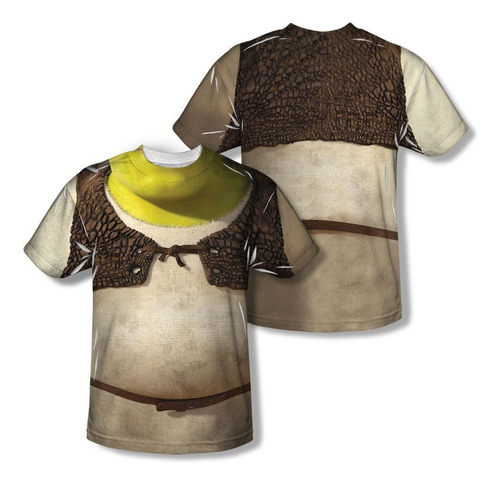 Camiseta Shrek Costume Para Adulto