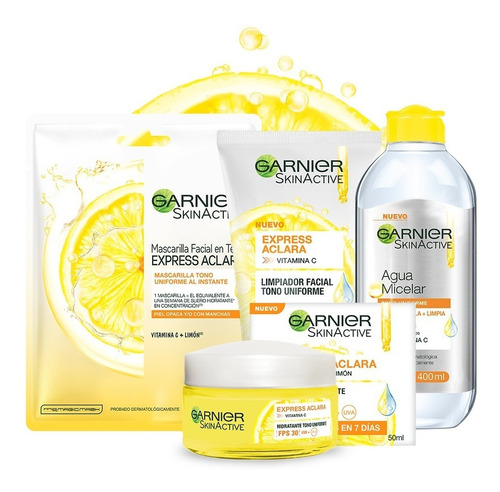 Gel Limpiador Garnier Vitamina C - mL a $116