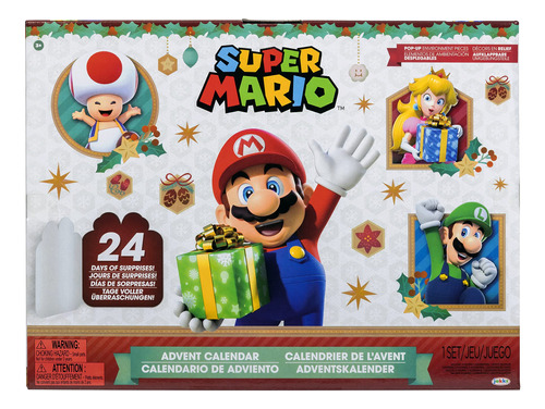 Super Mario Calendario De Adviento Edicin Limitada De Navida