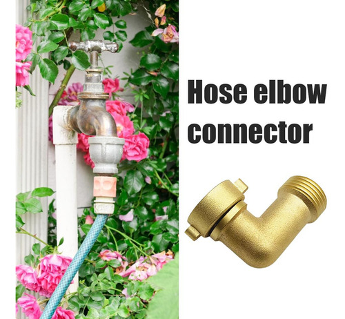 Conector De Manguera De 90 Grados Para Codo De Jardinería, A