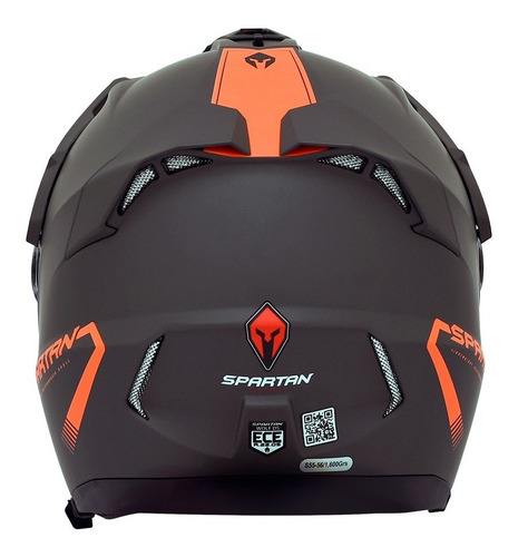 Imagen 6 de 7 de Casco Spartan Wolf Ds Solid