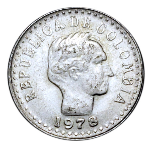 Moneda 10 Centavos 1978 Colombia Pieza 2679