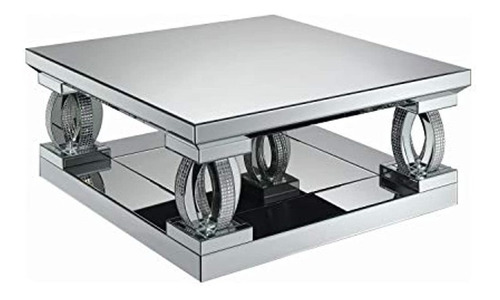 Coaster Home Furniture Mesa De Centro Con Espejo Transparent