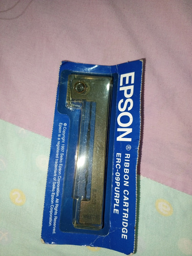 Epson Cinta Negra Erc-09 Purple