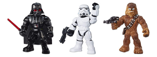 Star Wars Galactic Heroes Mega Mighties - Paquete De 3 Figu.