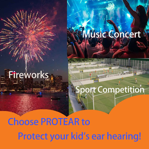 Proteccion Auditiva Protear Kids Snr 28 Db Con Reduccion De