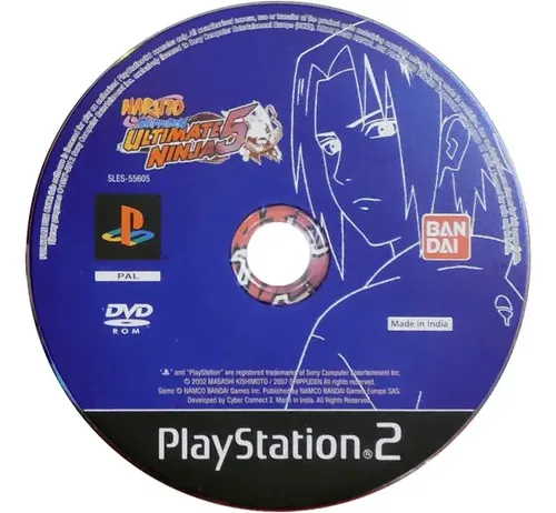 Jogo Naruto Shippuden Ultimate Ninja 5 Playstation 2 Ps2