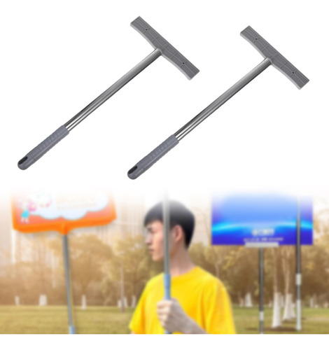 2 Piezas Partidas De Letreros De Acero Inoxidable De 2 40 Cm
