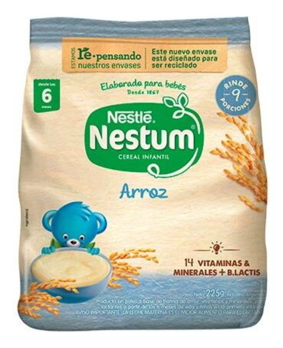 Nestum Cereal Infantil Arroz X225g