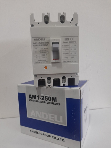 Breaker Industrial 225amp Andeli