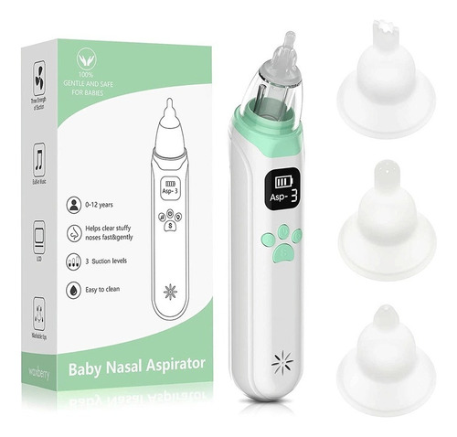 Aspirador Nasal Eléctrico For Bebés, Succionador De Nariz